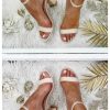 Chaussures My Look Féminin | Sandales A Talons Beige