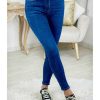 Pantalons My Look Féminin | Jeans Slim Bleu Brut Push-Up