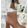 Chaussures My Look Féminin | Mes Bottines Camel A Talon