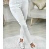 Pantalons My Look Féminin | Mon Jeans Blanc Push Up