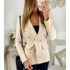 Vestes Gilets My Look Féminin | Mon Joli Blazer Beige