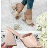 Chaussures My Look Féminin | Mes Jolies Mules Beige