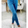 Pantalons My Look Féminin | Jeans Slim Push-Up Bleu Medium