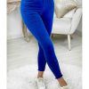 Pantalons My Look Féminin | Mon Jeans Taille Haute Bleu Roi