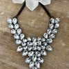 Accessoires My Look Féminin | Collier De Princesse Strass Argentes