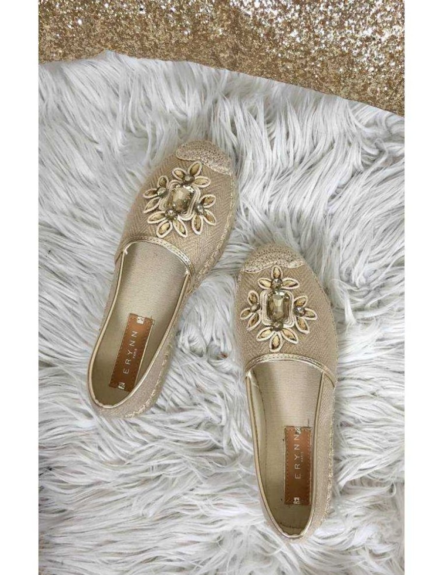 Chaussures My Look Féminin | Mes Espadrilles Gold