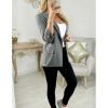 Vestes Gilets My Look Féminin | Blazer Gris Chine