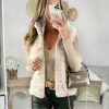 Vestes Gilets My Look Féminin | Gilet Style Fourrure Beige